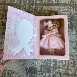 Marie Osmond Doll 6 ins Cancer Special Issue 2006 Fully Dressed in Pink MIB